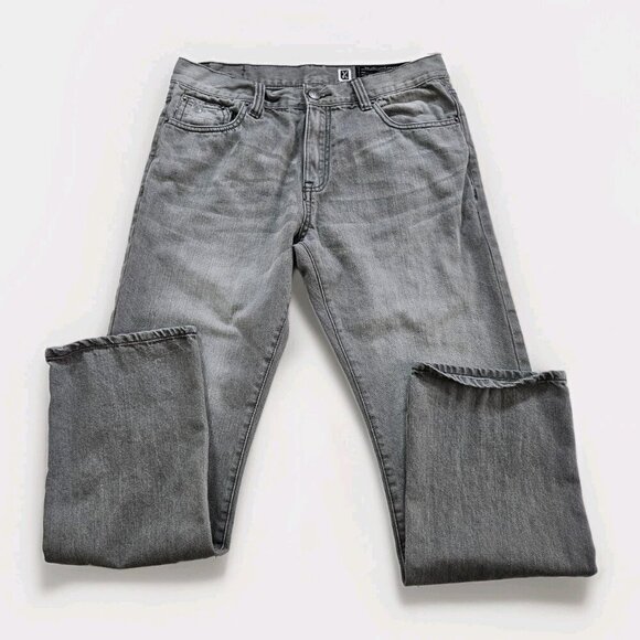 Marc Ecko Jeans Men 34 Gray Straight Leg Pockets Cotton Hippie Grunge Streetwear - Picture 8 of 16